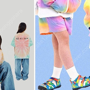 히로 타이다이 반팔 팬츠 150 일괄