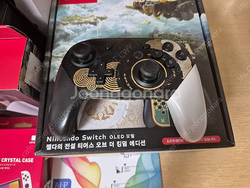 닌텐도 스위치 OLED 젤다 에디션, 주변기기 일괄 판...--8