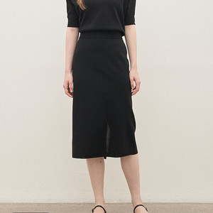 더캐시미어 밴딩 백 슬릿 니트 스커트 판매