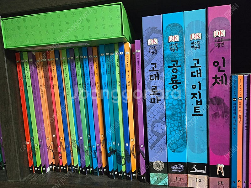 웅진 비쥬얼박물관 80권+전문가패키지4권 판매해요--1