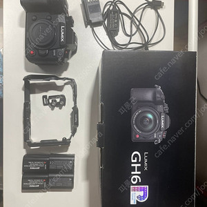 파나소닉 gh6 팝니다(케이지+배터리4+더미배터리)