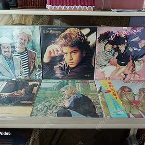 팝송 lp 6장 35000원
