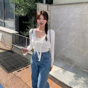 소버샵 버니가디건 아이보리