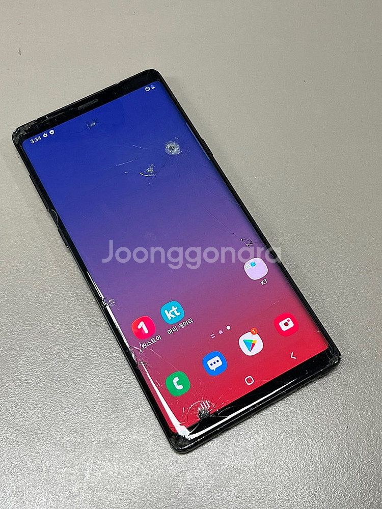 갤럭시노트9 블랙 128G 가성비 단말기 게임용 서브용...--2