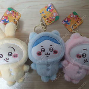 (새제품) 먼작귀 치이카와 하치와레 우사기 인형키링 세트