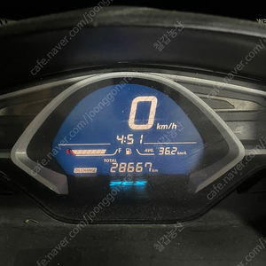 2020년식 pcx125 블랙
