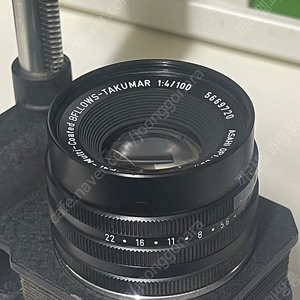 아사히 펜탁스 벨로우즈2 + 100mm f4 벨로우즈 타쿠마 접사렌즈 두개다 m42 마운트