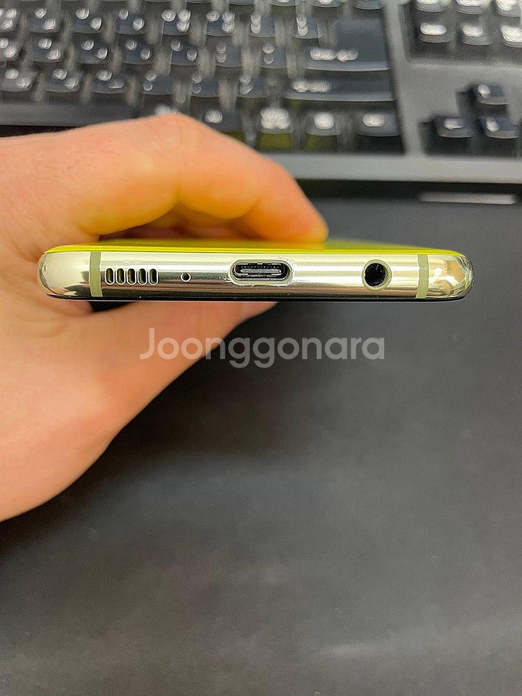 갤럭시S10E 옐로우 128GB 무잔상 상태좋은 중고1...--5