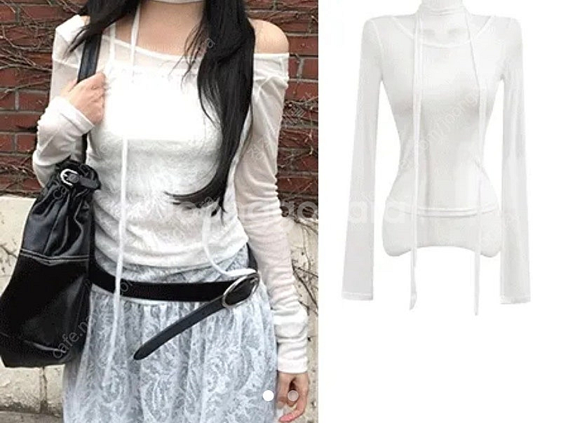 느좋녀 세트!! 슬리브원피스+시스루티--6