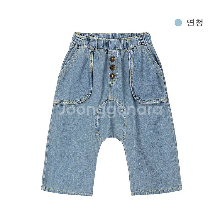 젤리스푼 아동 청반바지 5부바지 3~7세용--1