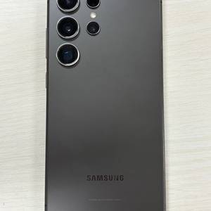 갤럭시 S24울트라 티타늄블랙색상 256용량 외관상태좋은 무잔상 단말기 80만 판매합니다