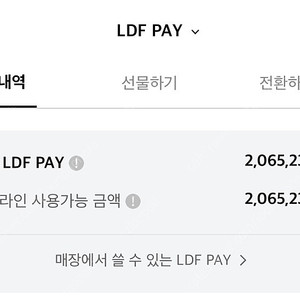 롯데면세점 상품권 LDF PAY 판매합니다 100만원 -> 95만원 / 300만원 -> 280만원 (소액가능)