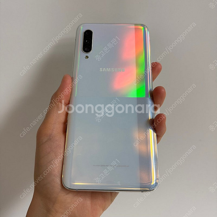 105642(울산중고폰) 갤럭시A90 화이트 128GB...--0