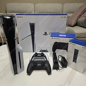 PS5 슬림디스크 + 듀얼센스2개 + 충전거치대 + 1T 내장메모리 + 게임CD