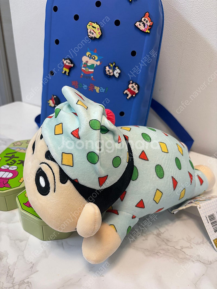 (새제품) 짱구 지비츠 백팩 + 짱구인형+ 흰둥이&맹구...--1