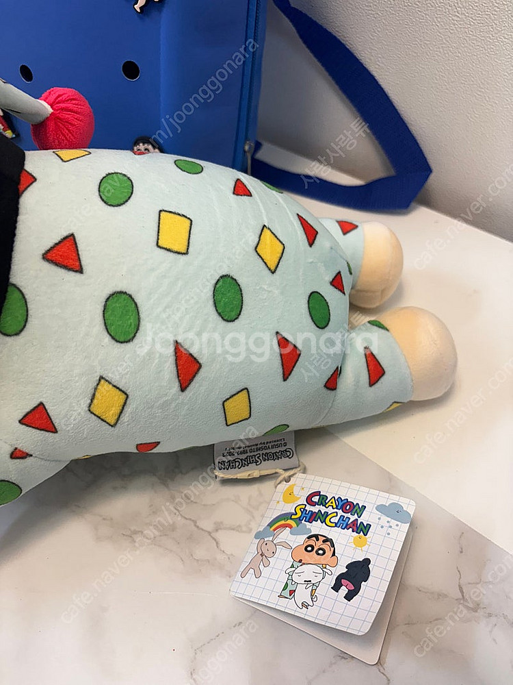 (새제품) 짱구 지비츠 백팩 + 짱구인형+ 흰둥이&맹구...--3