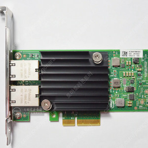 인텔 X550-T2 10G 듀얼 / X540-T2 듀얼 랜카드 ( 10기가 RJ45 )