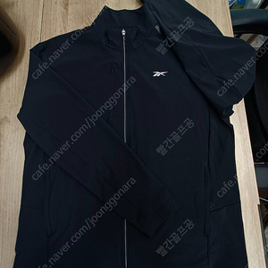 리복 블랙 스판 집업점퍼 110(XXL) 사이즈