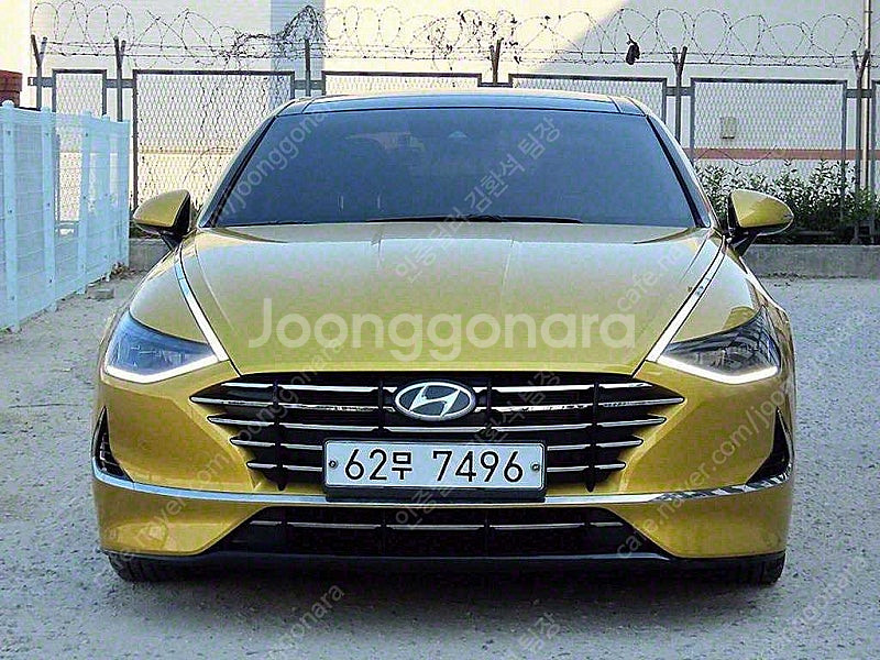 소나타 중고 쏘나타 DN8 중고차 노란색 2020년식 ...--0
