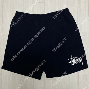 STUSSY WATER SHORT BIG BASIC BLACK 스투시 워터 쇼츠 빅 베이직 블랙 XXL