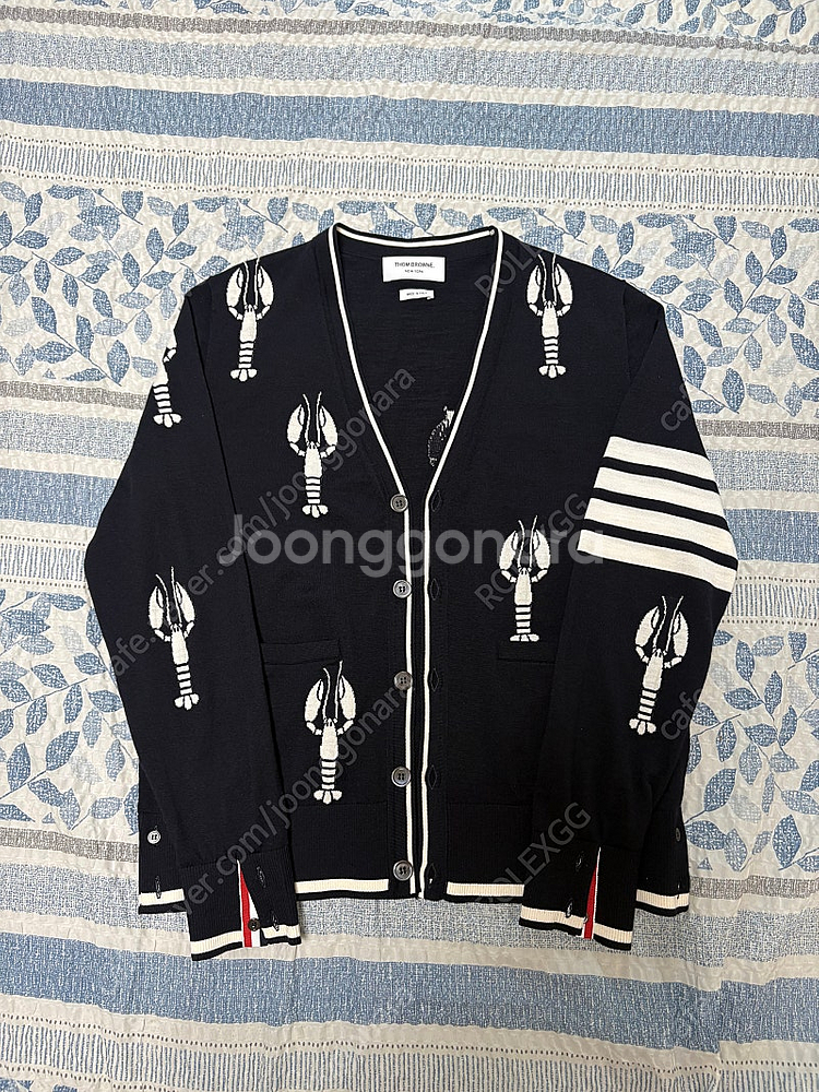 24ss 톰브라운 랍스터 메리노 울 가디건 2사이즈--0