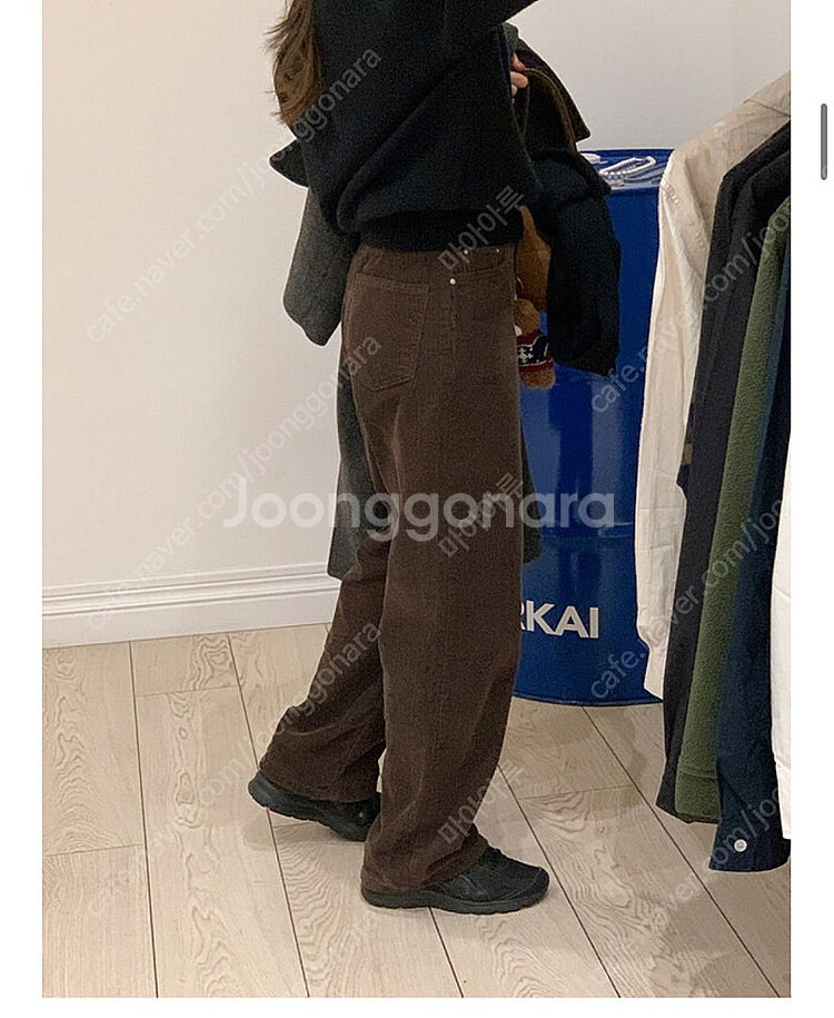 필링스 윌리 코듀로이 팬츠 브라운 롱 골덴바지--2