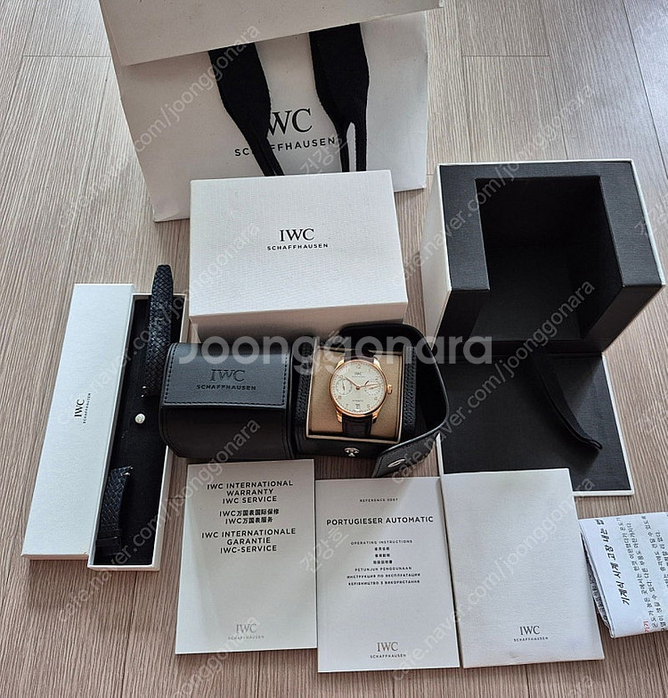 판매 교환 IWC IW500701 7days 로즈골드 ...--1