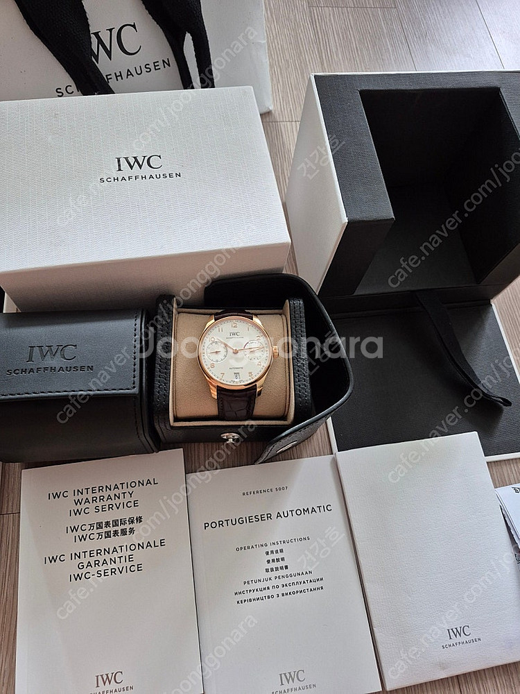 판매 교환 IWC IW500701 7days 로즈골드 ...--3