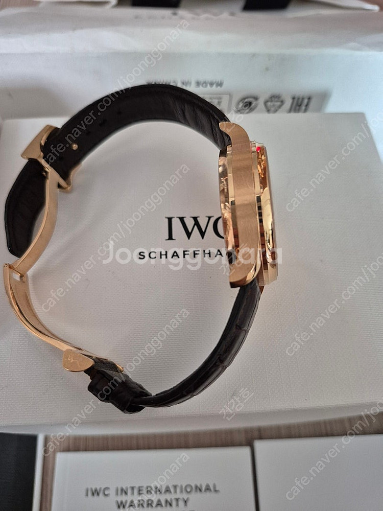 판매 교환 IWC IW500701 7days 로즈골드 ...--6