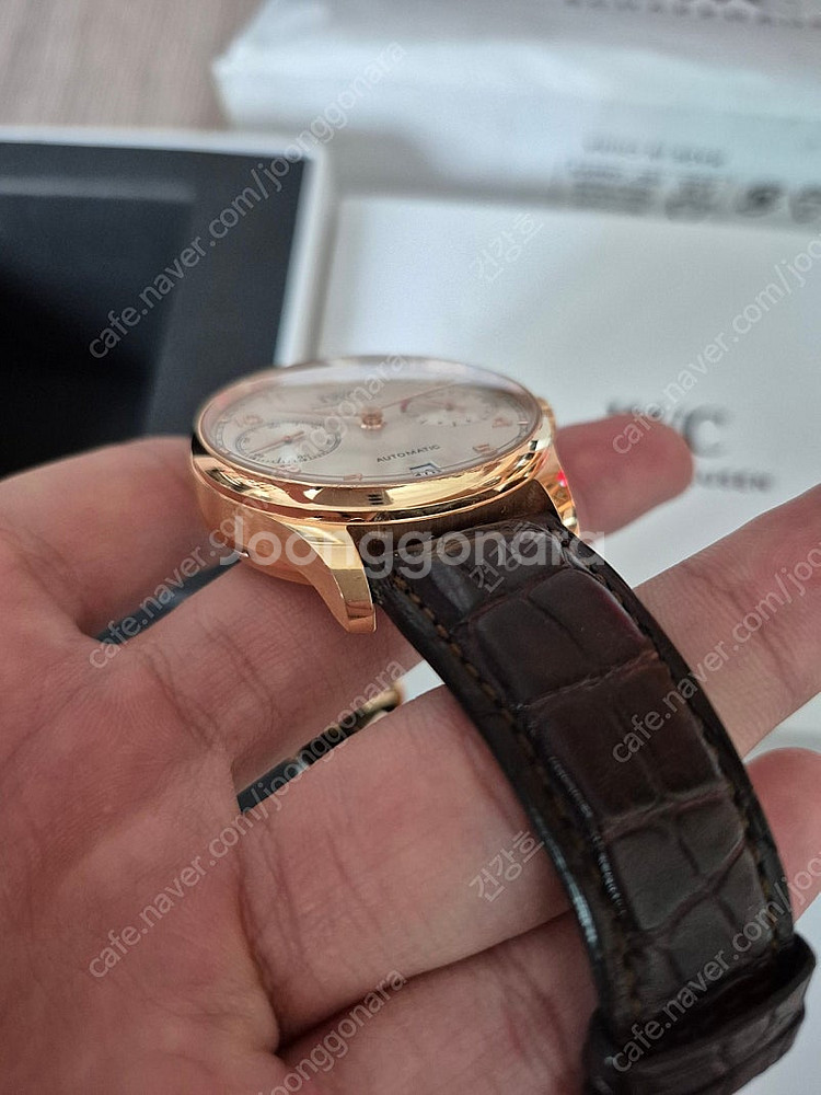 판매 교환 IWC IW500701 7days 로즈골드 ...--9