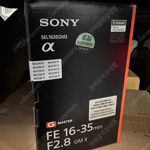 [판매] 소니 SEL1635GM2 (FE 16-35mm F2.8 GM2) 소니코리아 새상품