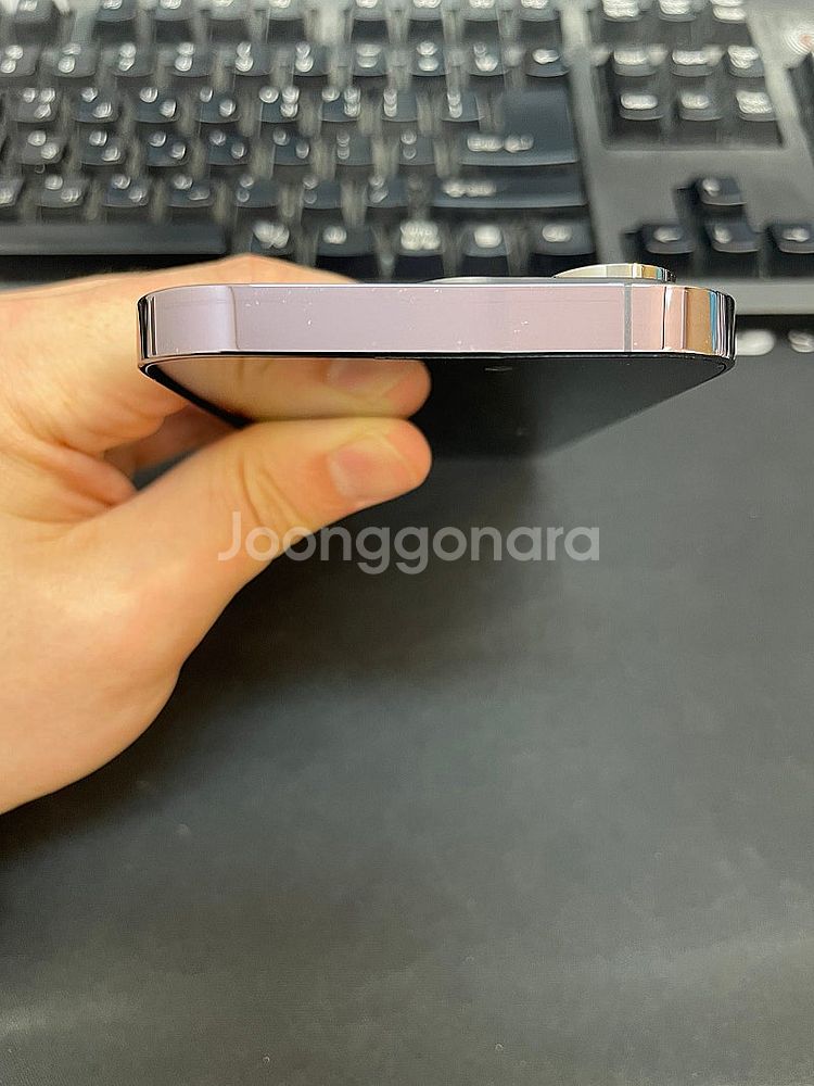 아이폰14프로 퍼플 256GB 상태좋은 중고65만팝니다...--3