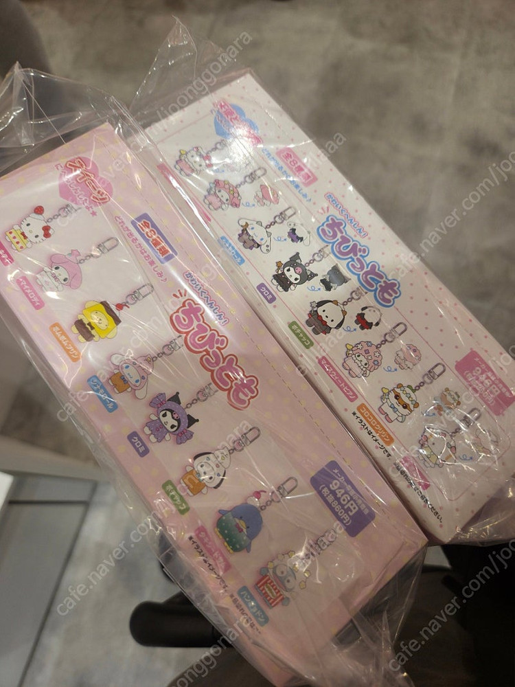 산리오 헬로키티 치비토모 풀박스 디저트, 천사악마 키링 키홀더 치빗토모 판매 이미지