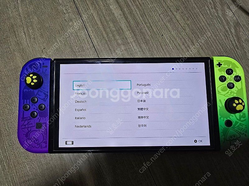 닌텐도 스위치 OLED 스플래툰3 에디션 팝니다--1