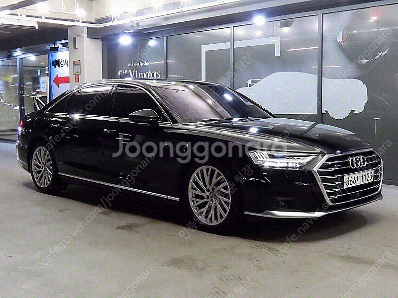 아우디 중고 A8 검정색 2020년식 75,380km ...--0