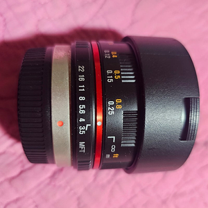 마이크로포서드 삼양 7.5mm 수동렌즈