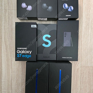 삼성 갤럭시 정품 박스 일괄 팝니다 / Note10+/S22/S24울트라/버즈/버즈2 등 (모두 박스만)