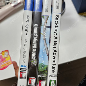 플스5 플스4 타이틀(색보이,용과같이5,gta5,호라이즌포비든)