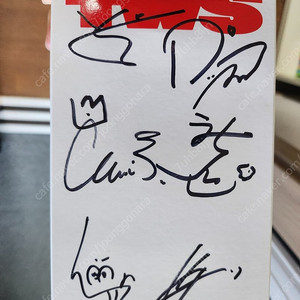 투어스 친필 싸인 CD