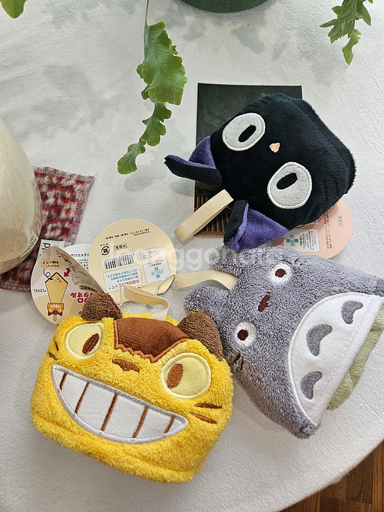 지브리 토토로 지지고양이 고양이버스 수건 타월--0