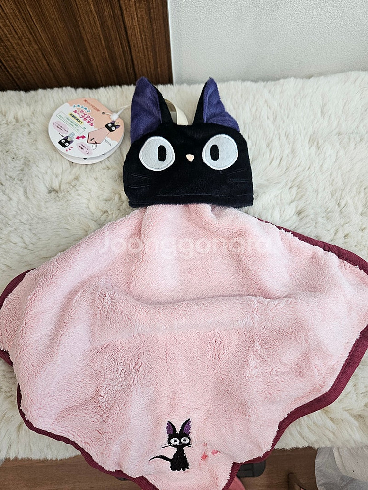 지브리 토토로 지지고양이 고양이버스 수건 타월--4