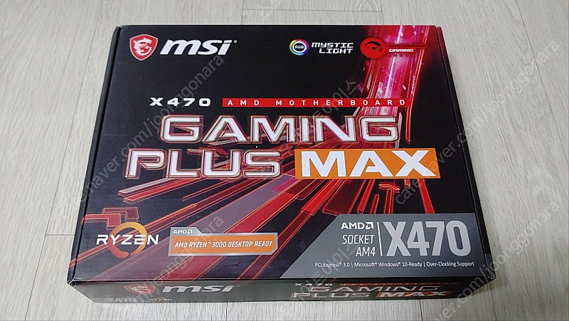 [무료배송] 미개봉 새제품 MSI X470 게이밍 플러스 맥스 라이젠 AM4 메인보드--0