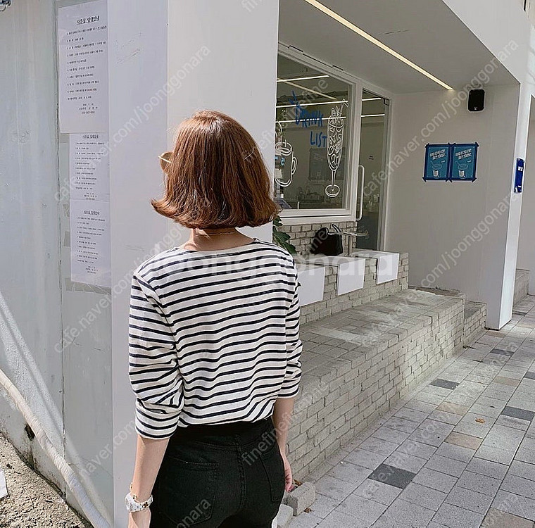 파리앤뉴욕(파뉴) 스트라이프 티셔츠--1