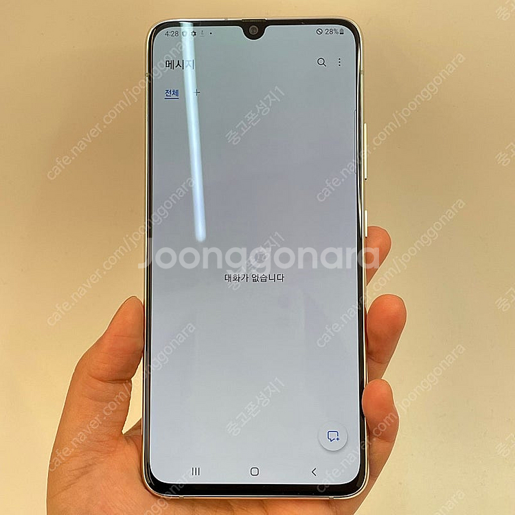 93931(울산중고폰) 갤럭시A90 화이트 128GB ...--2