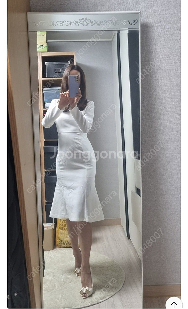 러브썸원 하객룩 머메이드 롱 원피스--0