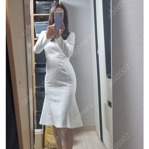 러브썸원 하객룩 머메이드 롱 원피스