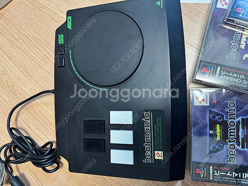 PS1/2 비트매니아 본체박스셋 + 소프트6장 사이드라...--2