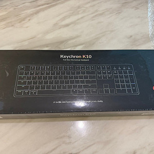 키크론 k10 rgb 갈축 풀배열 새상품 기계식 키보