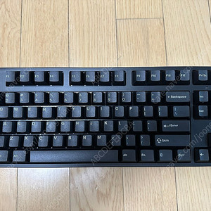 archon K77 유무선 2.4GHz 블루투스 텐키리스 기계식 키보드 블랙 영문 키캡 체리 적축 리니어