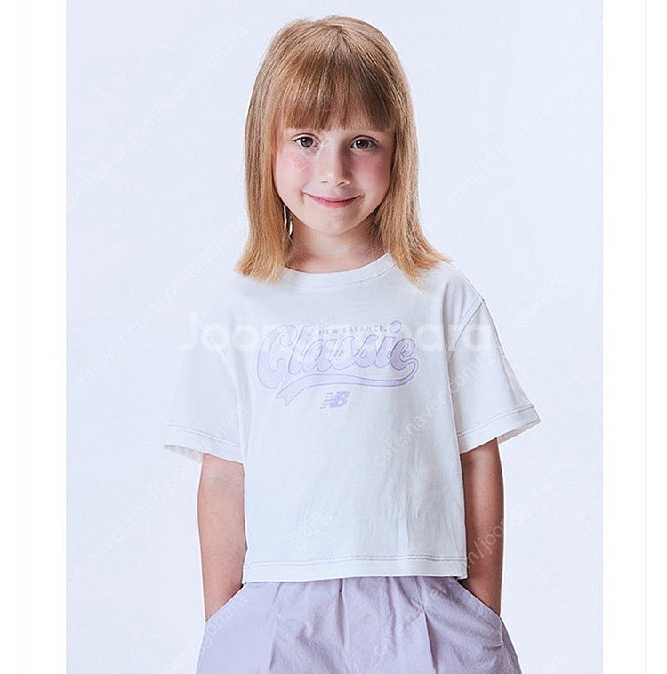 뉴발란스키즈 여아크롭티셔츠 140--2